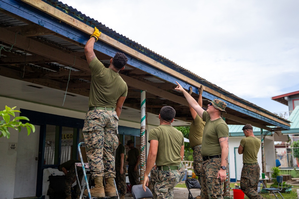KM23: Mwan Elementary School Rain Gutter Installation Project