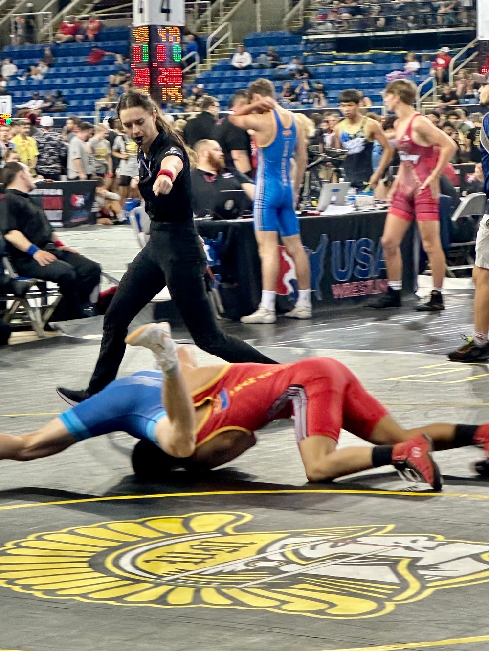 Marine Controls the Mats in Fargo