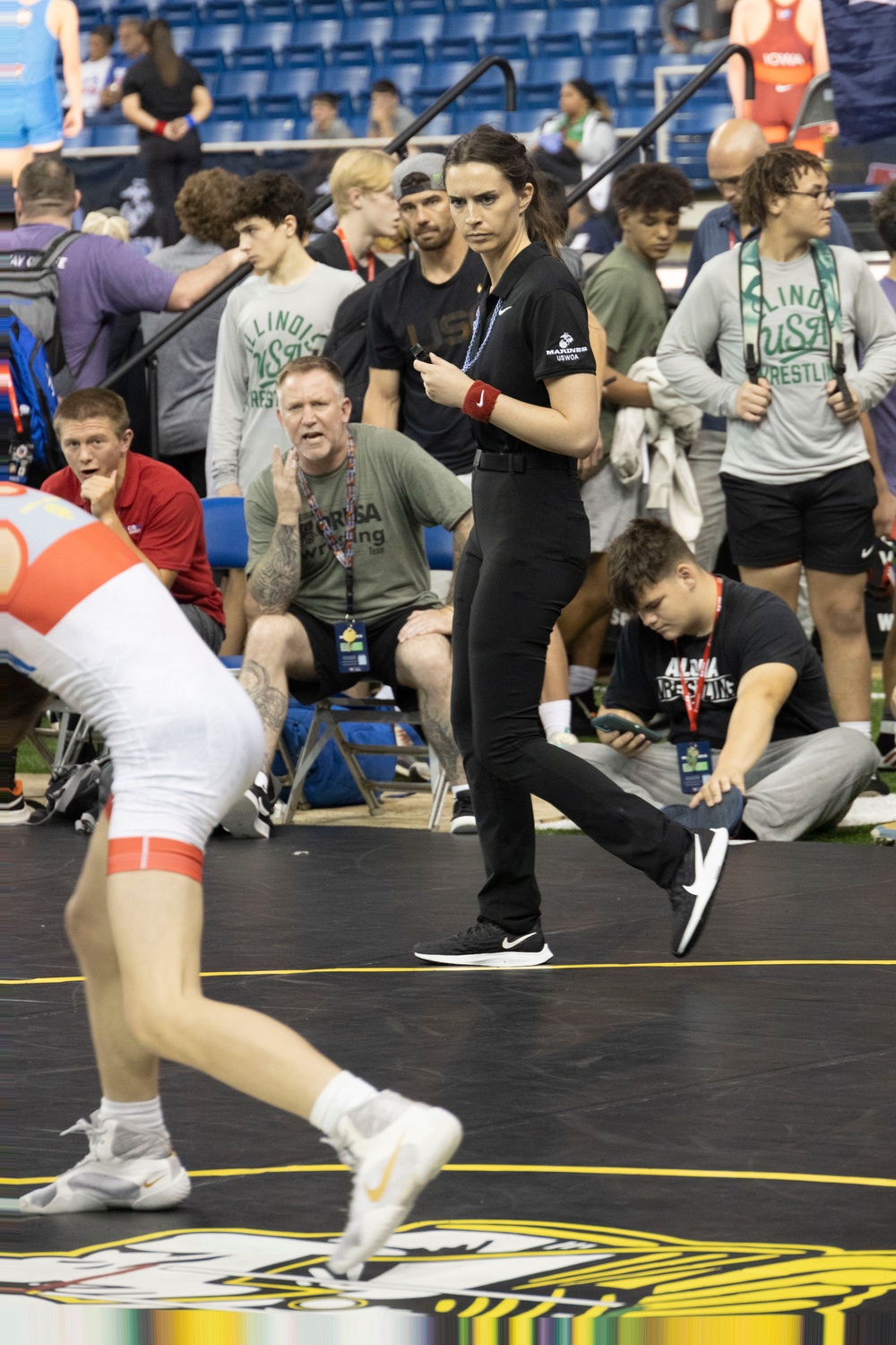 Marine Controls the Mats in Fargo