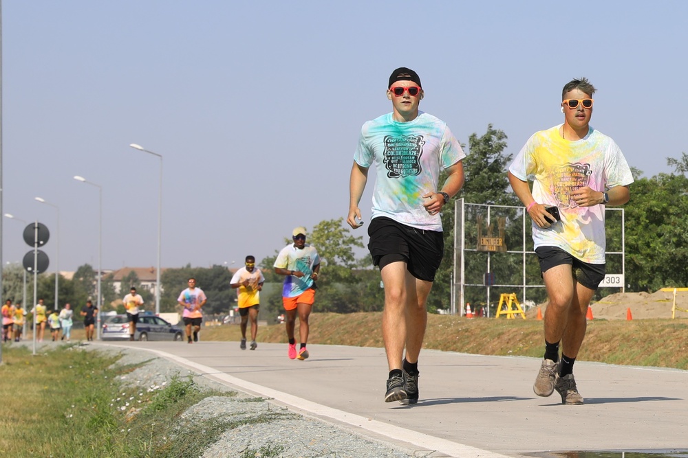 5k at MK, color run fun in the sun