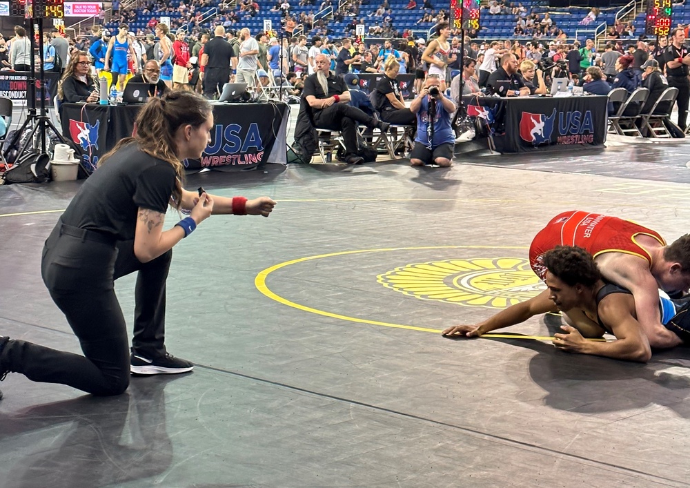 Marine Keeps Control of the Mats in Fargo