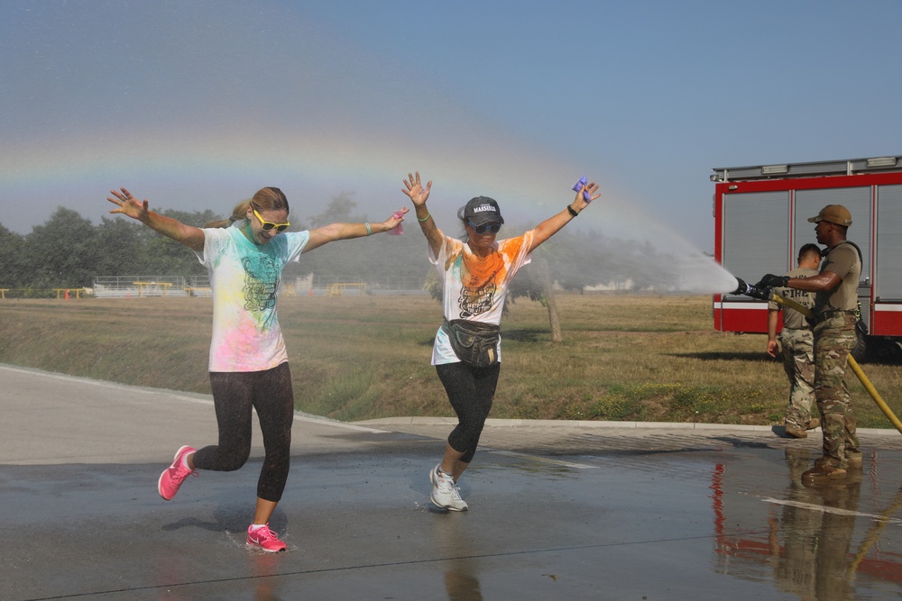 5k at MK, color run fun in the sun