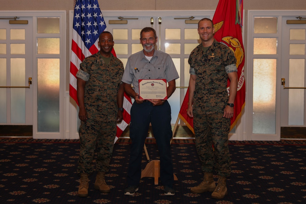 The Clubs at Quantico hosts Civilian Quarterly Awards Ceremony this summer, 2023