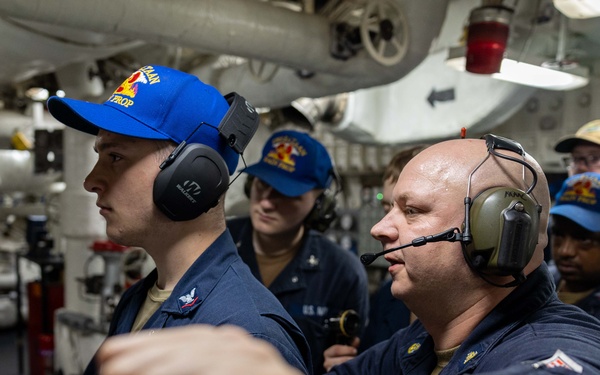 USS Bataan Sailors conduct engineering drills