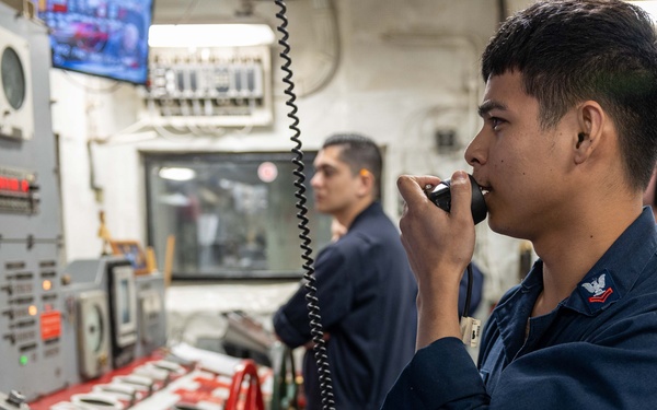 USS Bataan Sailors conduct engineering drills
