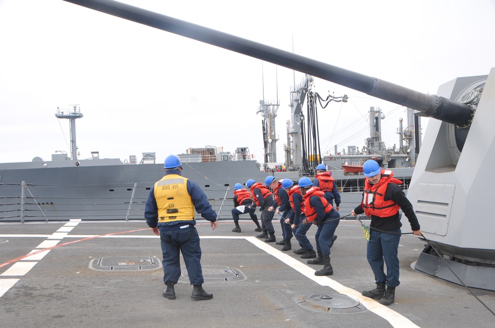 USS William P. Lawrence Replenishment-at-Sea