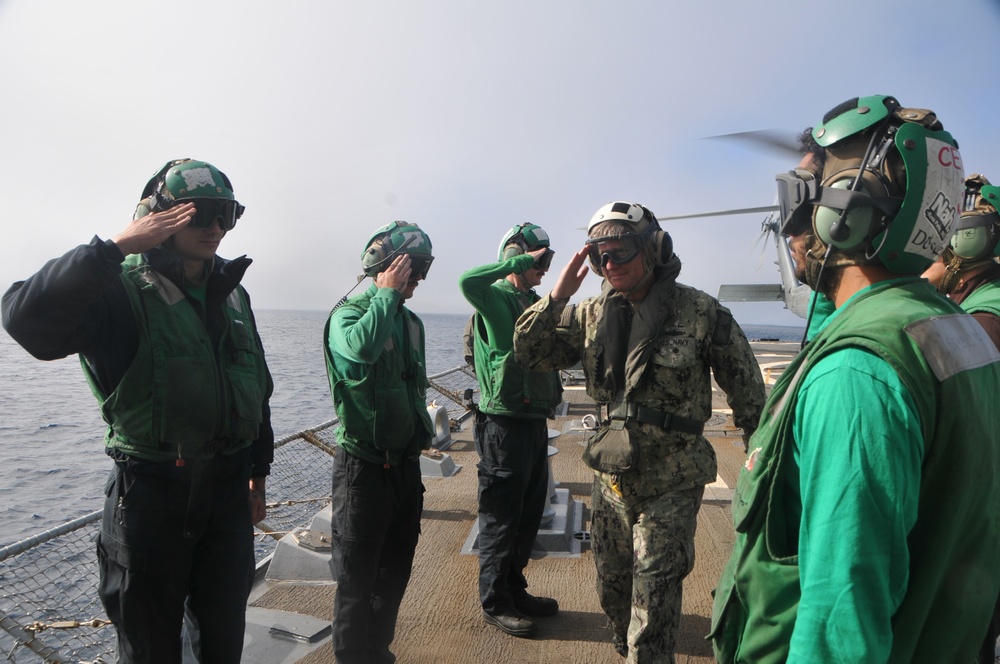 CSG-15 Visits USS William P. Lawrence