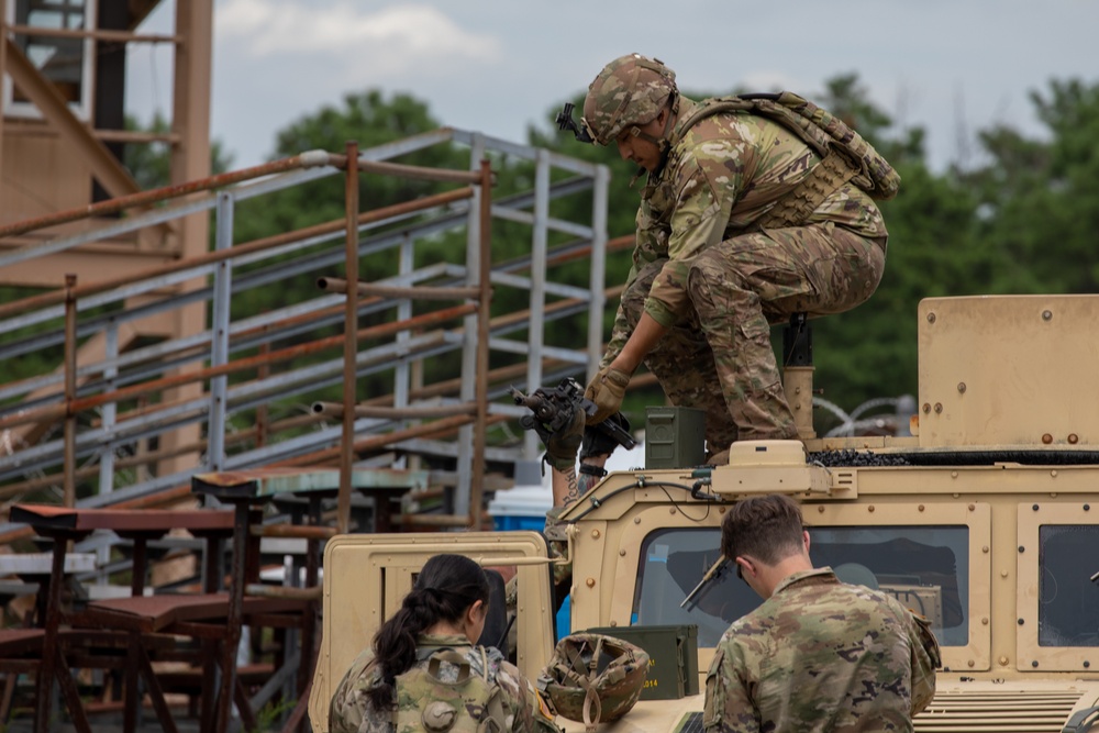 Dismounting A Humvee