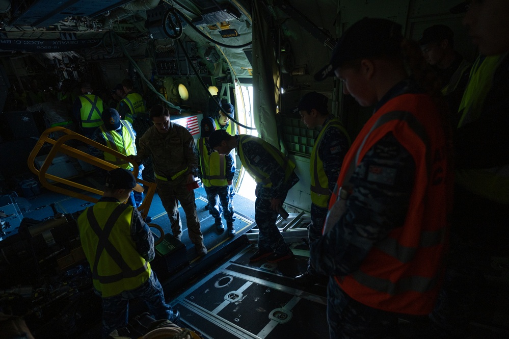 Talisman Sabre 23 | 17th SOS Hosts Static Display for Australian Air Force Cadets