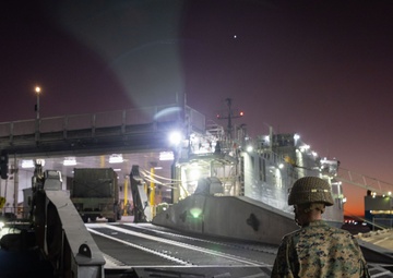 MRF-D equipment boards USNS Millinocket in preparation for Talisman Sabre 23