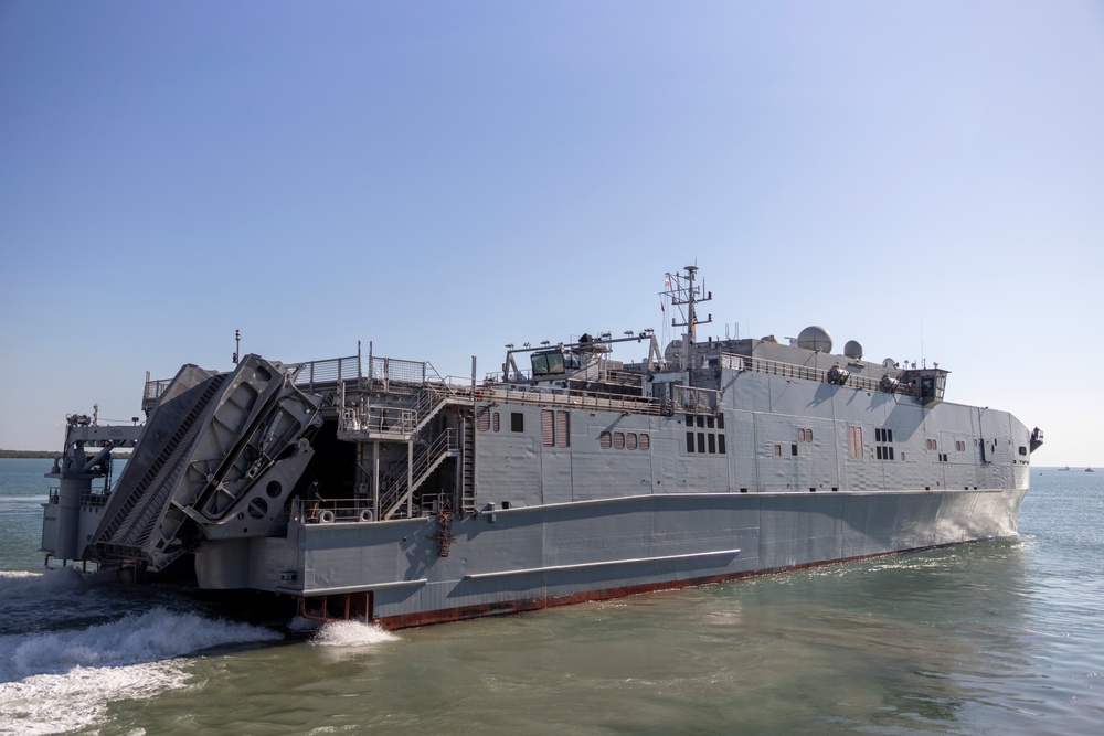 USNS Millinocket departs in support of Talisman Sabre 23