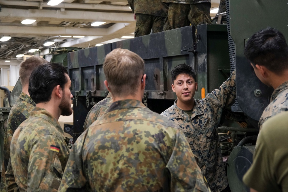 Truck Rehearsals aboard the USS New Orleans during Talisman Sabre 23