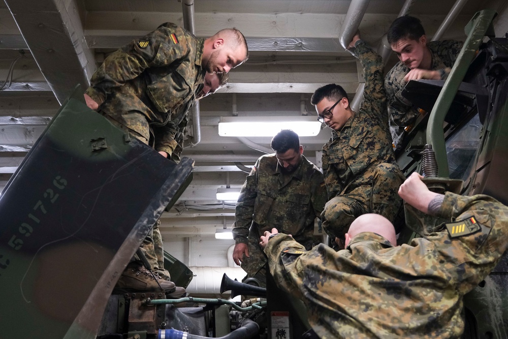 Truck Rehearsals aboard the USS New Orleans during Talisman Sabre 23