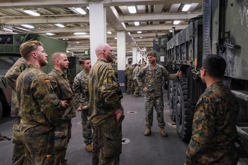 Truck Rehearsals aboard the USS New Orleans during Talisman Sabre 23