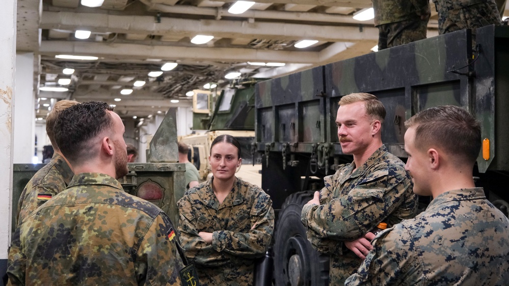 Truck Rehearsals aboard the USS New Orleans during Talisman Sabre 23