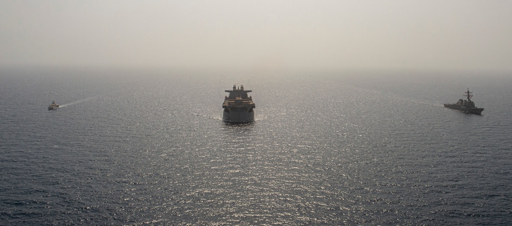 USS Lewis B. Puller, USS Paul Hamilton Sail in the Gulf of Oman