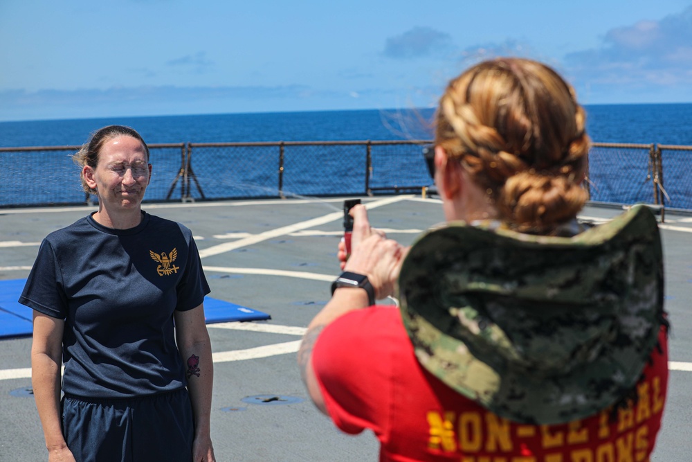 USS Carter Hall Conducts SRF-B Training