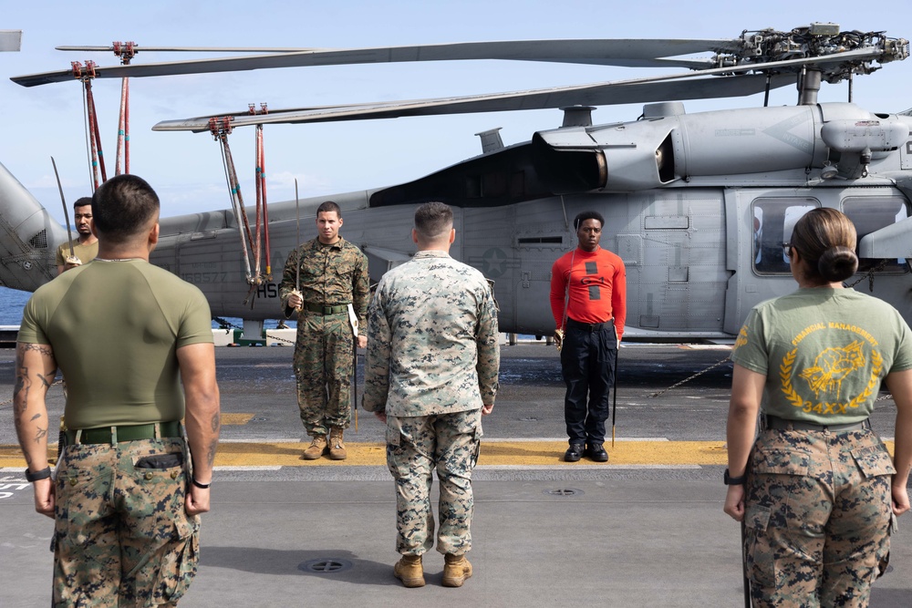 USS Bataan Sailors and Marines conduct corporals sourse