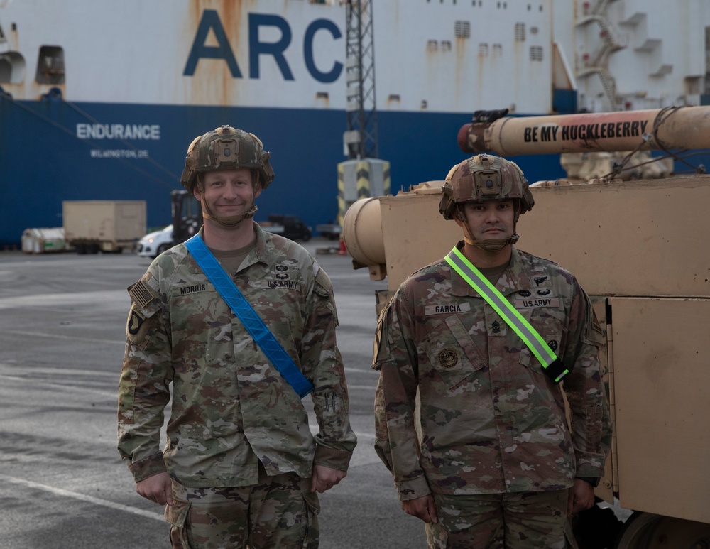 2nd Armored Brigade Combat Team Conducts Port Operations for Operation Atlantic Resolve