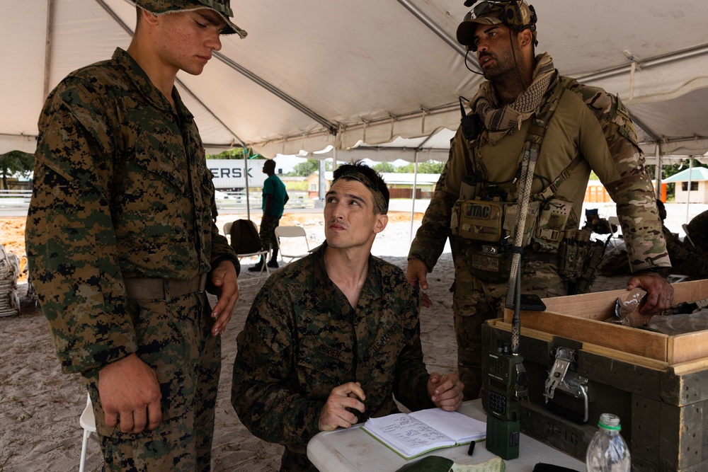 Tradewinds 23: Maj Gen. Reina Visits Camp Seweyo