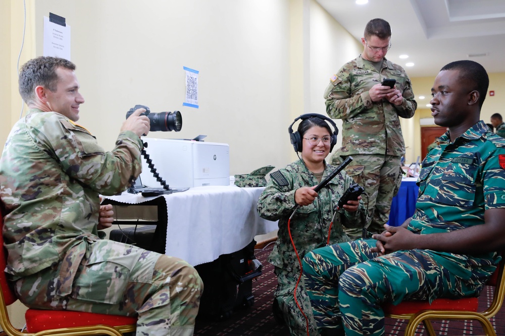 U.S. Army Soldier teaches public affairs class to Guyana Defense Force service members