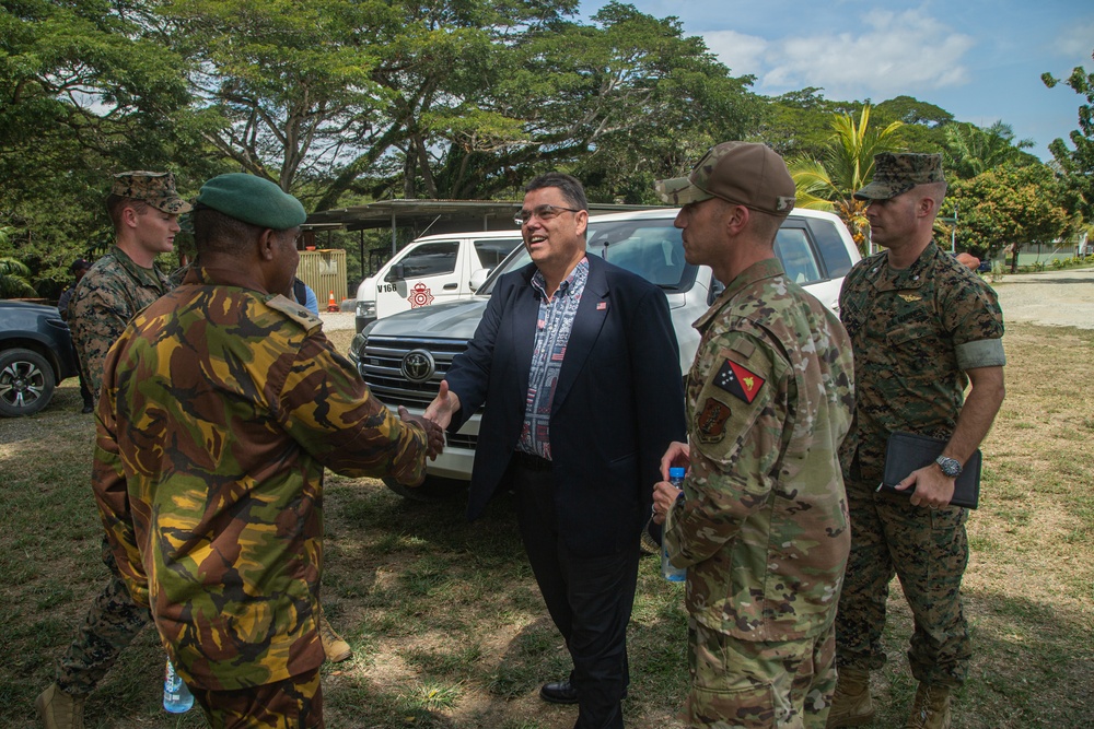 KM23: Chargé d'Affaires Visits Goldie River