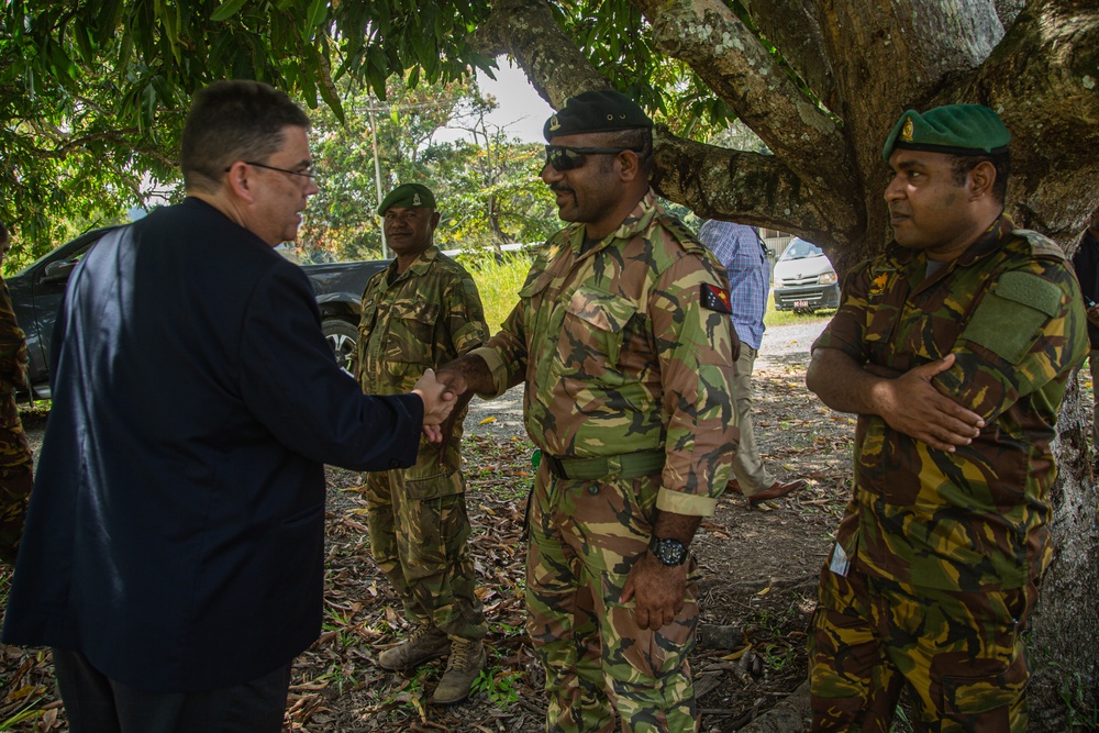 KM23: Chargé d'Affaires Visits Goldie River