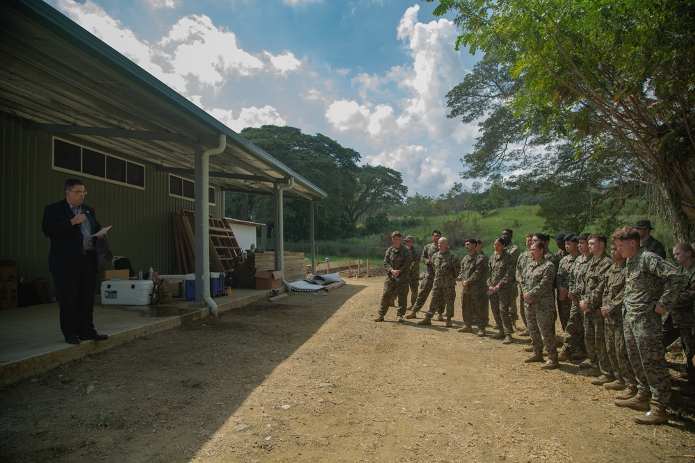 KM23: Chargé d'Affaires Visits Goldie River