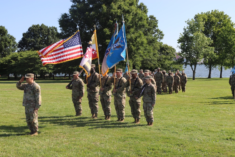 629th EMIBn Changes Command at Fort McHenry