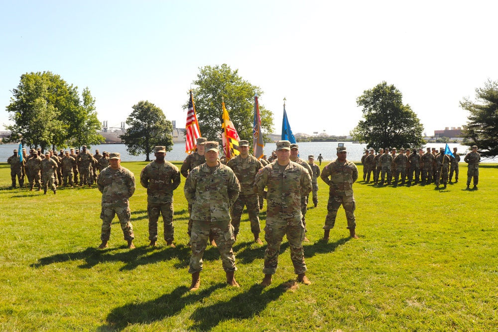 629th EMIBn Changes Command at Fort McHenry