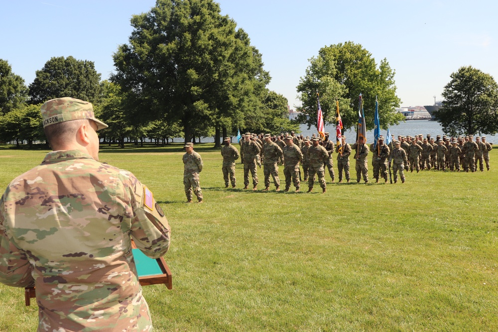 629th EMIBn Changes Command at Fort McHenry