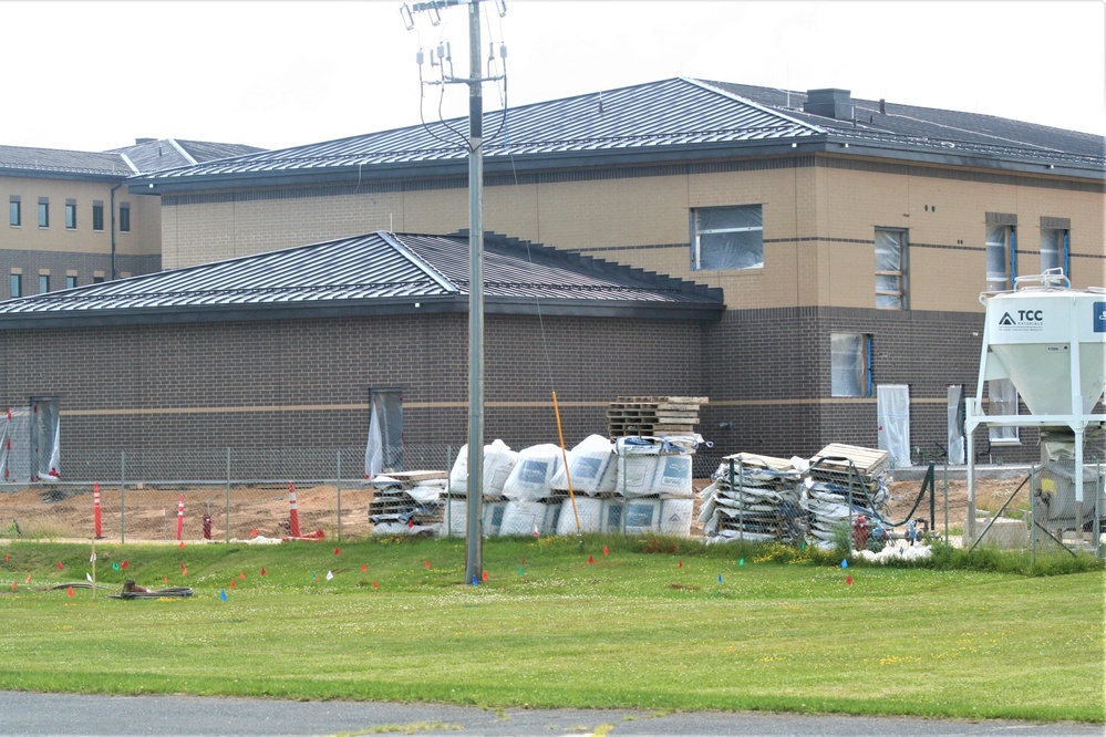 Fort McCoy’s brigade headquarters project jumps past 65 percent completion; work remains steady