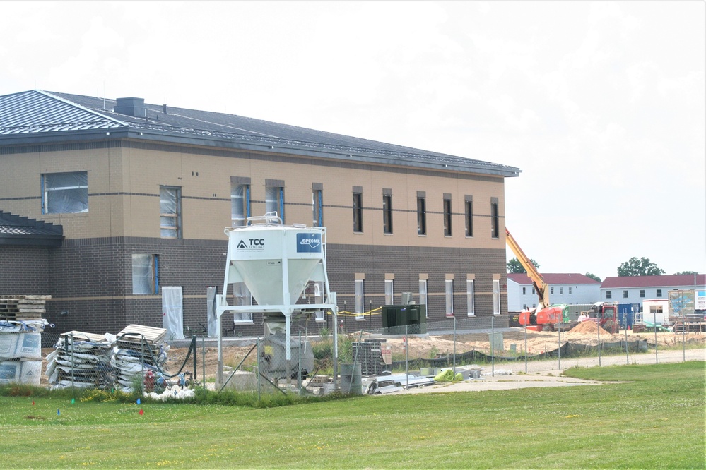 Fort McCoy’s brigade headquarters project jumps past 65 percent completion; work remains steady