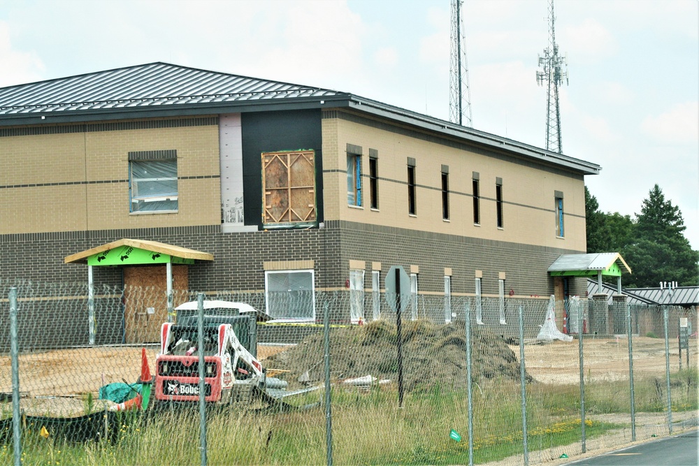 Fort McCoy’s brigade headquarters project jumps past 65 percent completion; work remains steady
