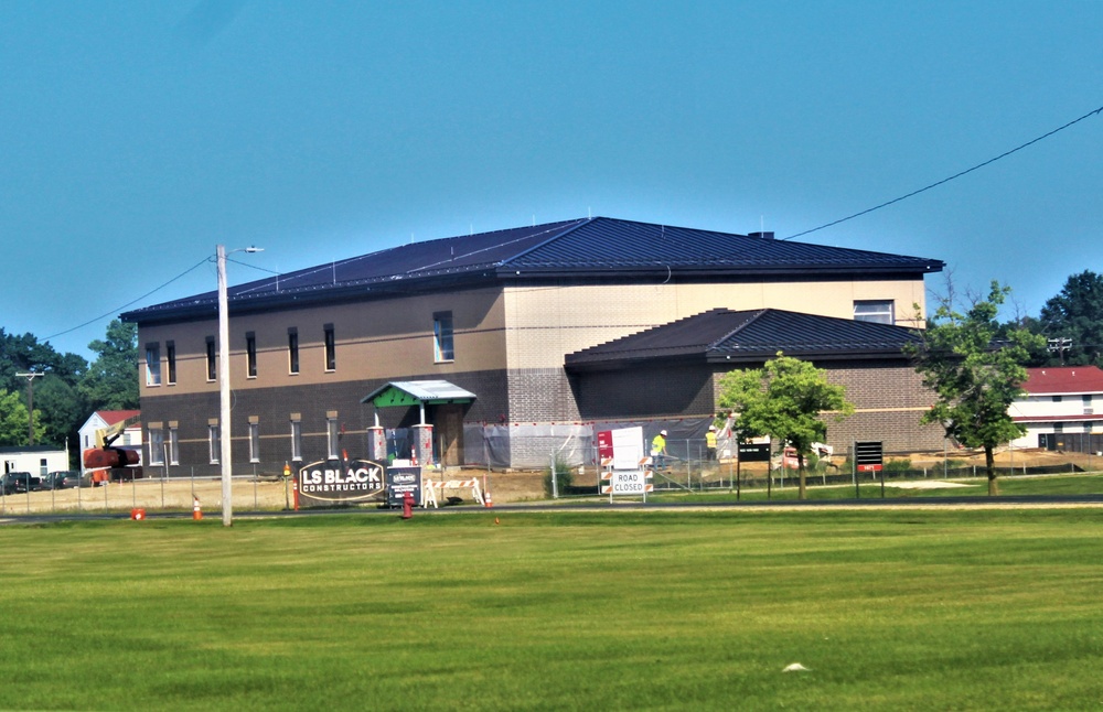 Fort McCoy’s brigade headquarters project jumps past 65 percent completion; work remains steady