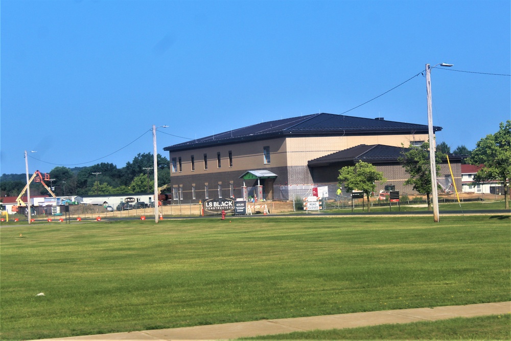 Fort McCoy’s brigade headquarters project jumps past 65 percent completion; work remains steady