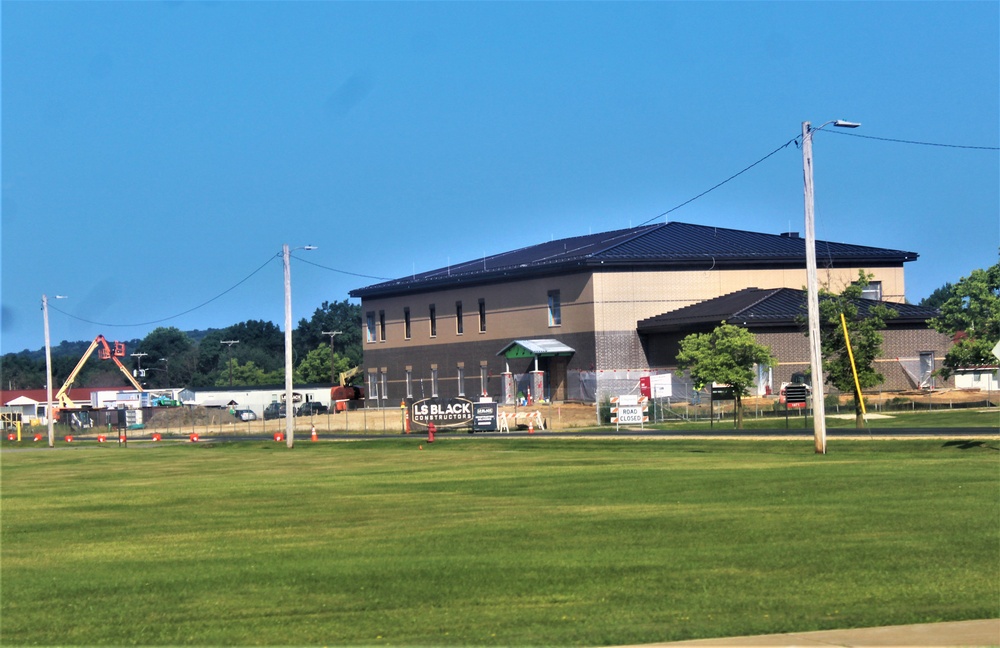Fort McCoy’s brigade headquarters project jumps past 65 percent completion; work remains steady