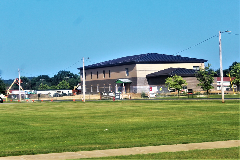 Fort McCoy’s brigade headquarters project jumps past 65 percent completion; work remains steady
