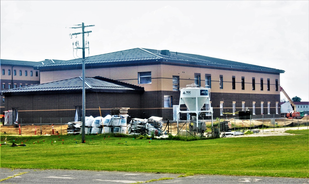 Fort McCoy’s brigade headquarters project jumps past 65 percent completion; work remains steady