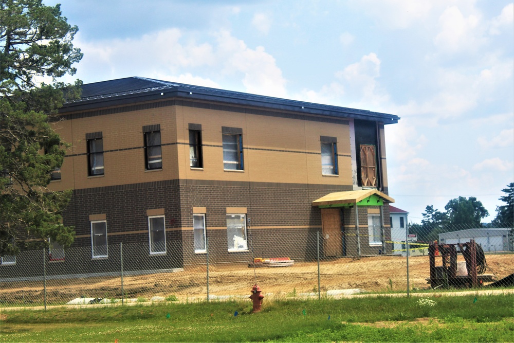 Fort McCoy’s brigade headquarters project jumps past 65 percent completion; work remains steady