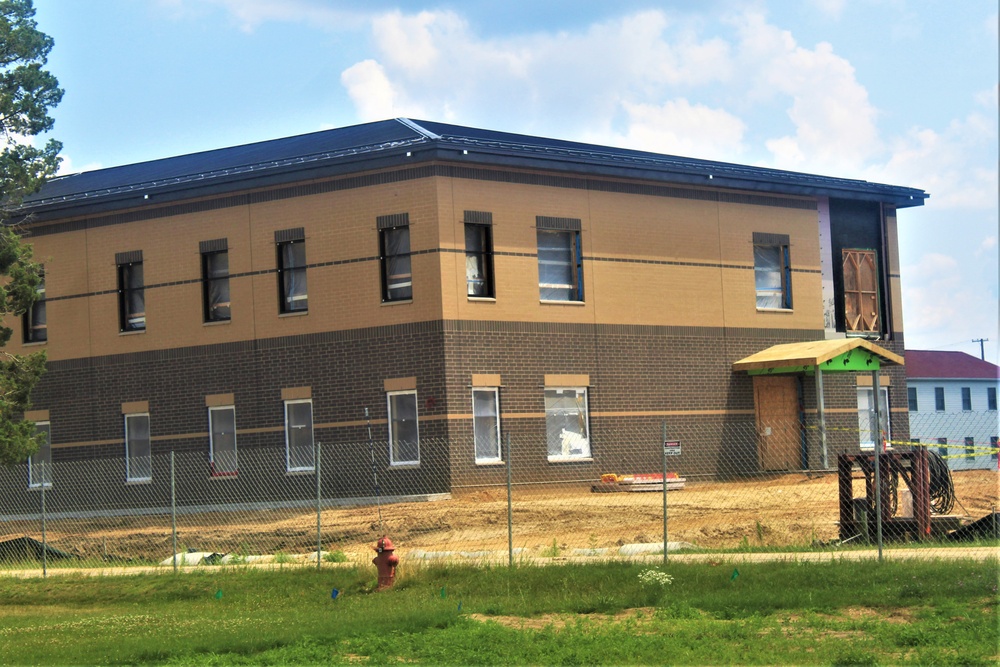 Fort McCoy’s brigade headquarters project jumps past 65 percent completion; work remains steady