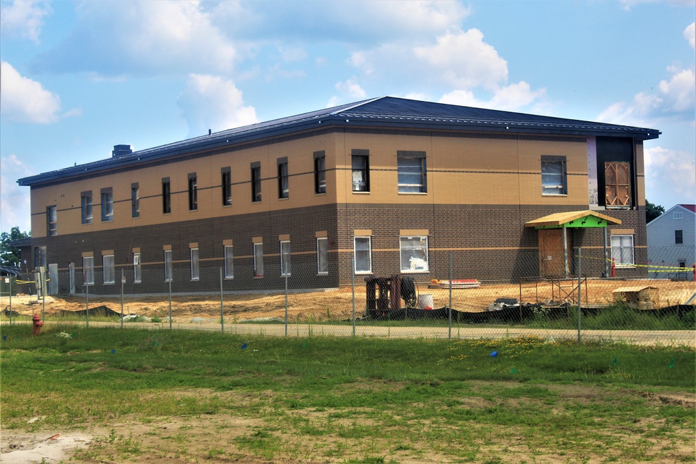 Fort McCoy’s brigade headquarters project jumps past 65 percent completion; work remains steady