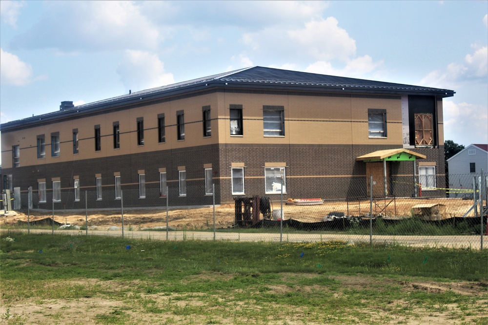 Fort McCoy’s brigade headquarters project jumps past 65 percent completion; work remains steady