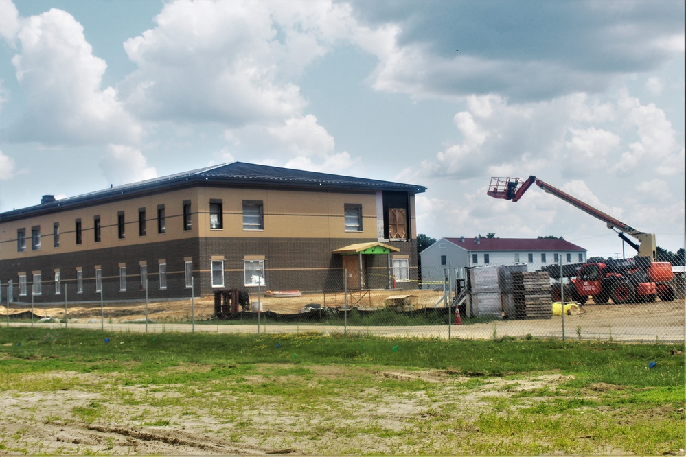 Fort McCoy’s brigade headquarters project jumps past 65 percent completion; work remains steady