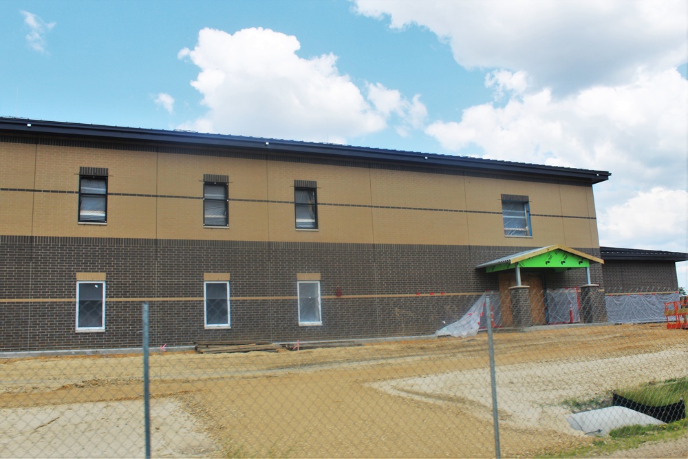Fort McCoy’s brigade headquarters project jumps past 65 percent completion; work remains steady