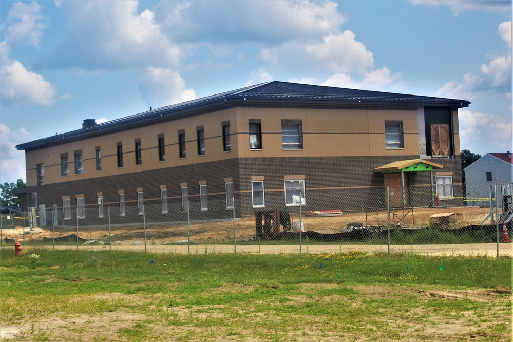 Fort McCoy’s brigade headquarters project jumps past 65 percent completion; work remains steady