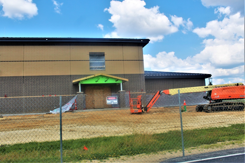 Fort McCoy’s brigade headquarters project jumps past 65 percent completion; work remains steady