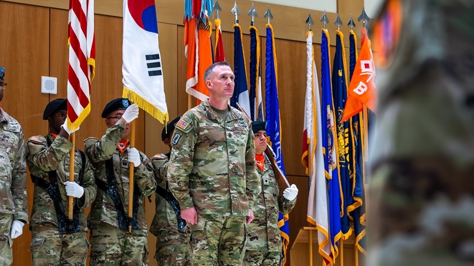 304th Expeditionary Signal Battalion Enhanced Change of Responsability ceremony