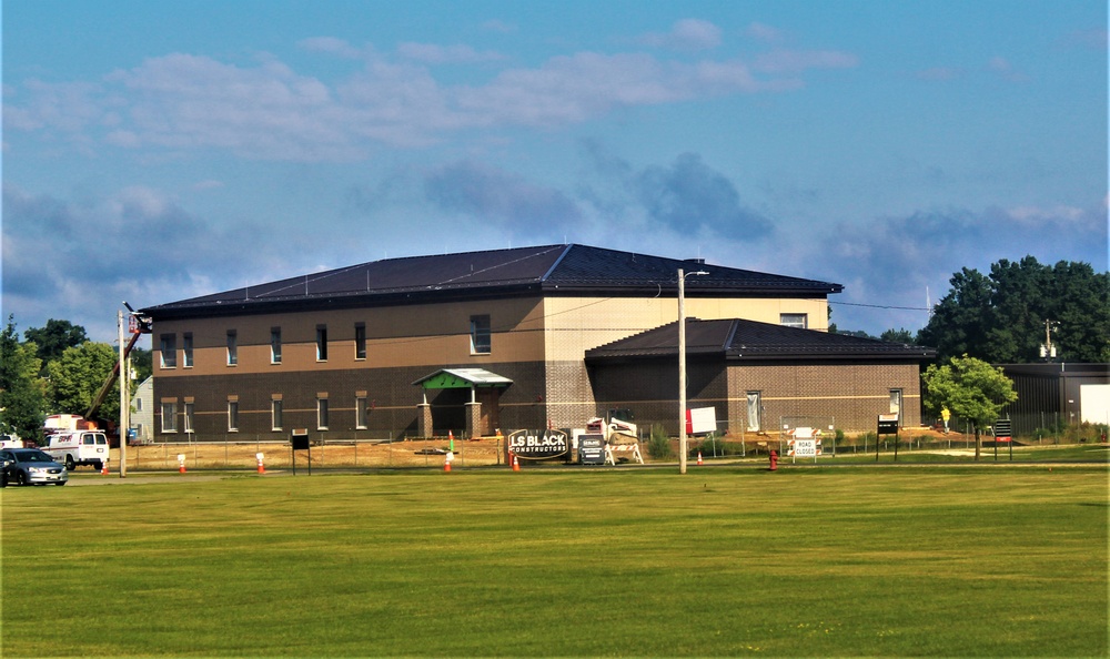 Fort McCoy’s brigade headquarters project jumps past 65 percent completion; work remains steady
