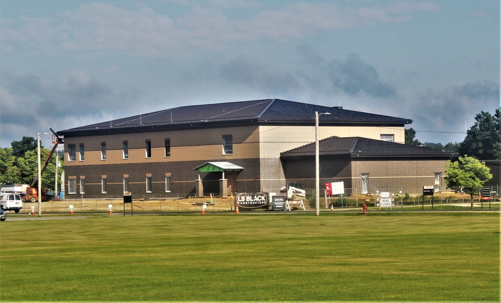 Fort McCoy’s brigade headquarters project jumps past 65 percent completion; work remains steady